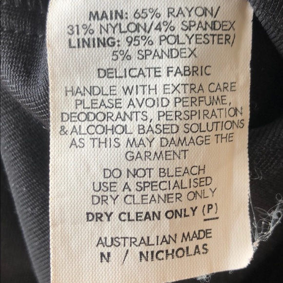 Nicholas black off the shoulder dress - Picture 16 of 16